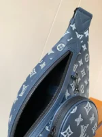 LV DUO CROSSBAG BAG 42 IN BLUE AND WHITE MONOGRAM SHADOW COWHIDE - Image 5