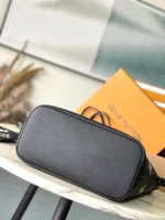 LV NEVERFULL MM IN BLACK CREAM MONOGRAM EMPREINTE LEATHER - Image 4