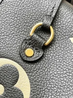 LV NEVERFULL MM IN BLACK CREAM MONOGRAM EMPREINTE LEATHER - Image 8