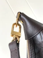 LV LOOP HOBO 38 IN DARK BROWN MONOGRAM CALFSKIN EMBOSSED LOGO - Image 6