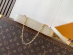 LV EASY POUCH ON STRAP 19 IN BEIGE MONOGRAM EMPREINTE LEATHER - Image 5