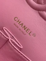 CC MEDIUM 25 CLASSIC BAG IN LIGHT PINK MIX BLACK WOOL TWEED - Image 8