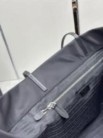 PRADA MEDIUM SHOPPING BAG 40 IN BLACK RE-NYLON FABRIC - Image 5