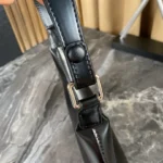 PRADA CLEO SHOULDER BAG 30 IN BLACK GLOSSY CALFSKIN - Image 3