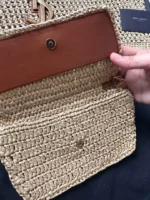 YSL Saint Laurent Icare Maxi raffia tote bag - Image 7