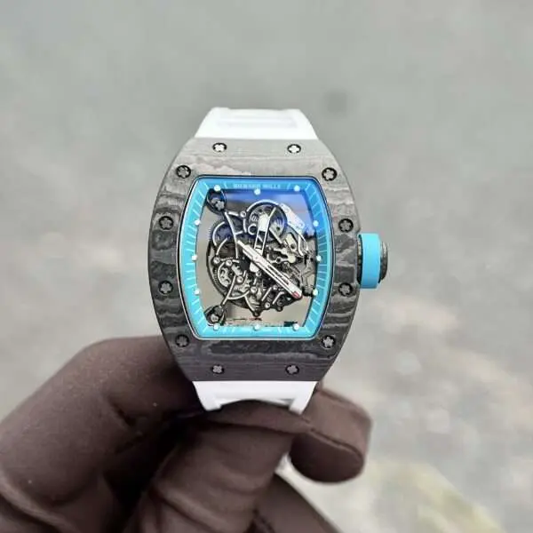 z4573841104250_8287ea9292c4378c77636ce85ad94ee4-600x600-1 Richard Mille RM055 Full Carbon White Rubber Strap Replica 1:1 Watch 45mm - Image 1