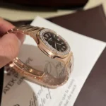 Patek Philippe Nautilus 5723 Gold Wrapped Moissanite Diamonds 40mm - Image 3