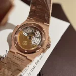 Patek Philippe Nautilus 5723 Gold Wrapped Moissanite Diamonds 40mm - Image 5